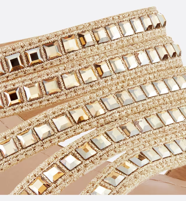 DIOR GEM HEELED SLIDE